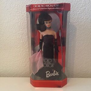 BRAND NEW IN BOX Solo in the Spotlight Reproduction Brown Ponytail Barbie Doll